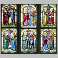 Foto Wolfgang Sauber, Wikipedia, Buntglasfenster ( 16. Jhdt. ) mit Darstellung von Heiligen.jpg
